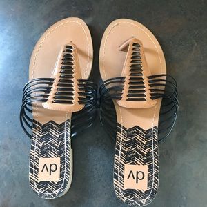 Bohemian style slip on sandals